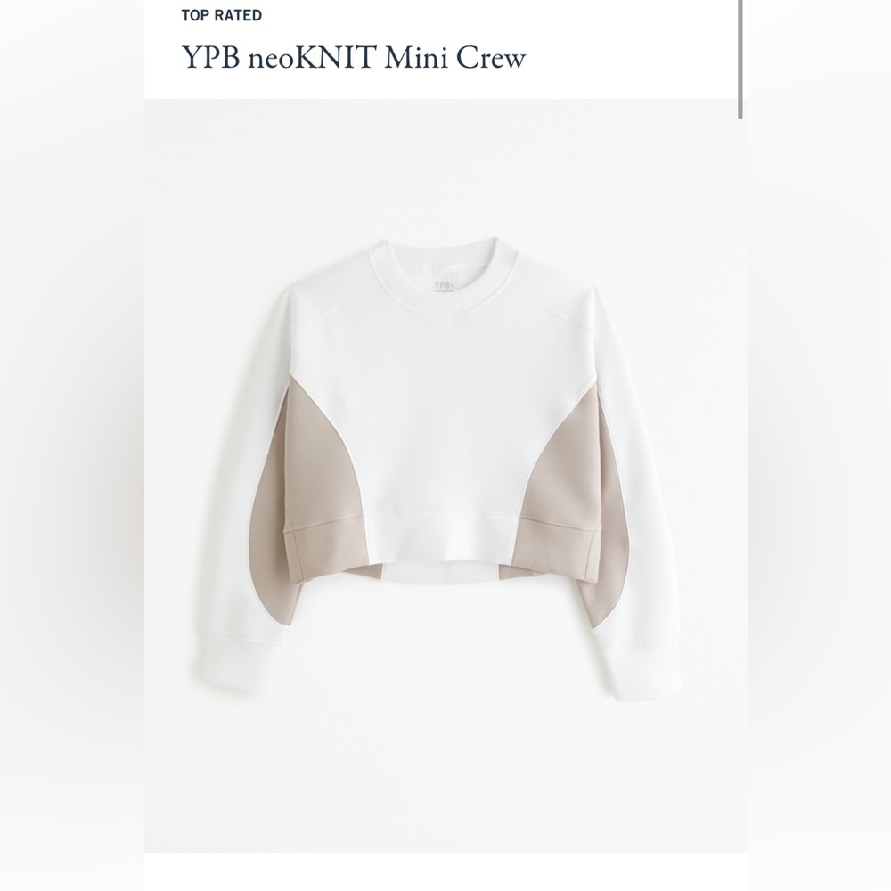 Abercrombie YPB neoKNIT cropped sweatshirt